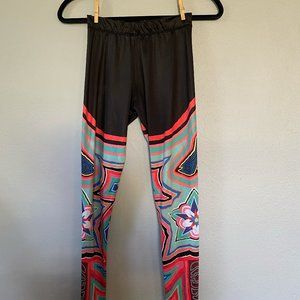 illustrated leggings